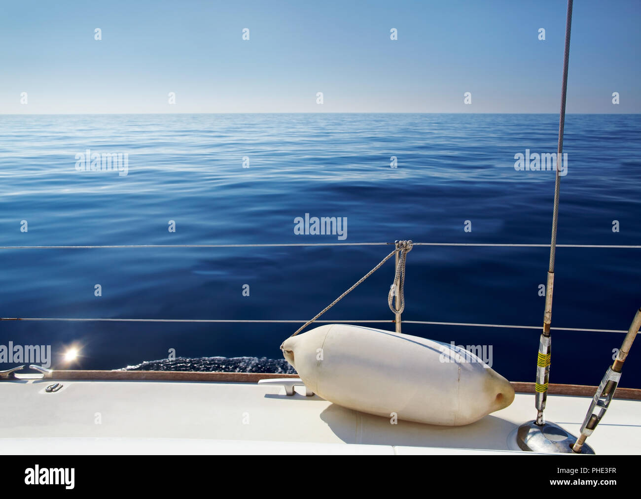 Barca dettagli sul parafango Foto Stock