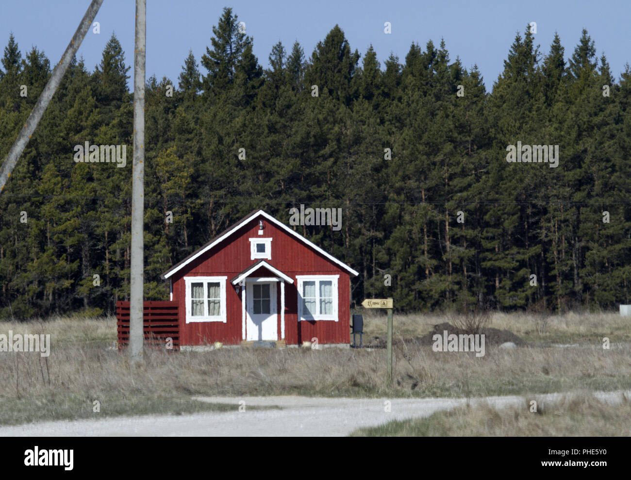 Villaggio Spithami, Lääne, Estonia Foto Stock