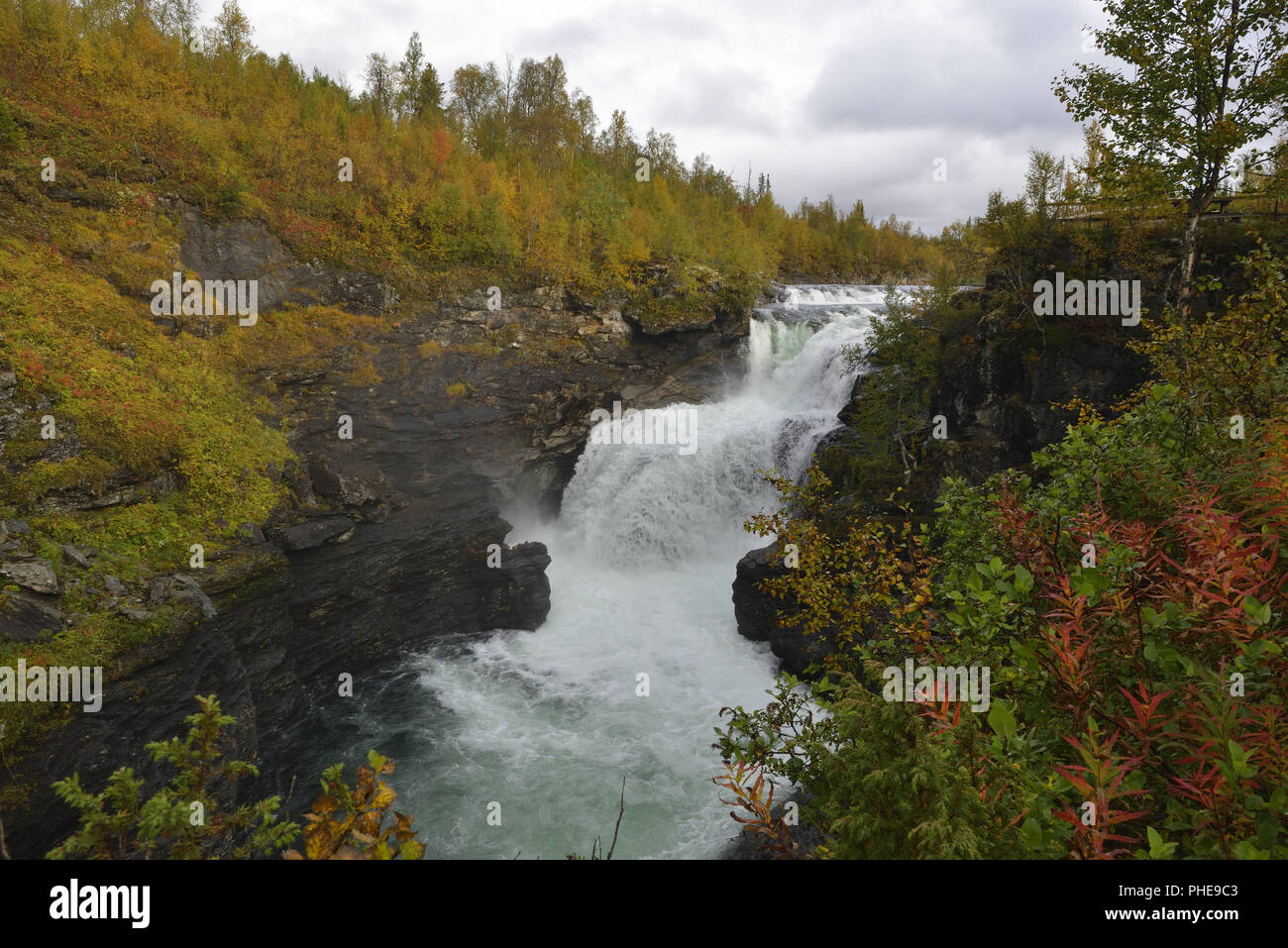 Cascata Gaustafallet Foto Stock