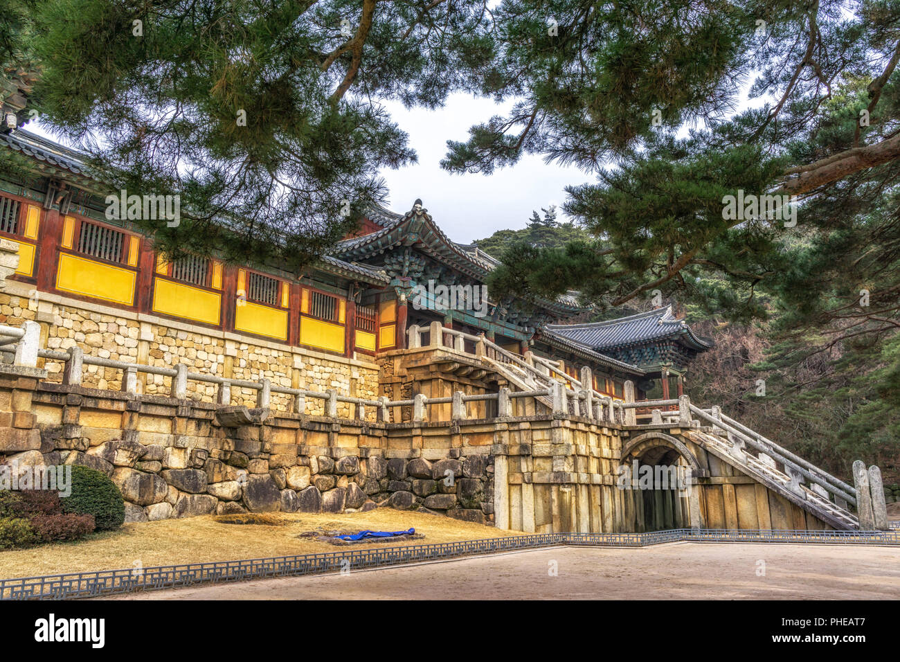 E cheongungyo baegungyo in bulguksa Foto Stock