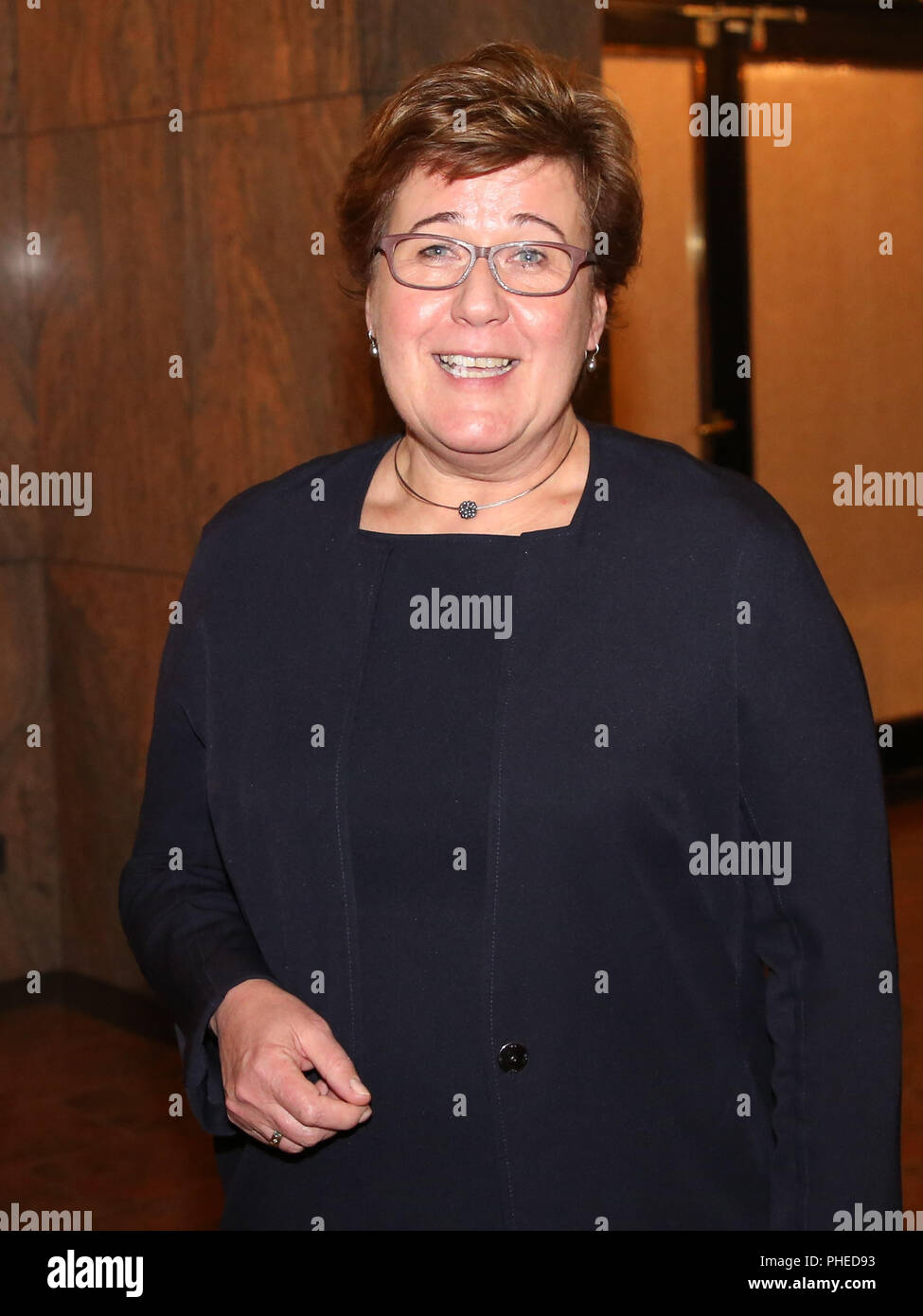 Il ministro degli affari sociali in Sassonia-Anhalt Petra Grimm-Benne (SPD) Foto Stock