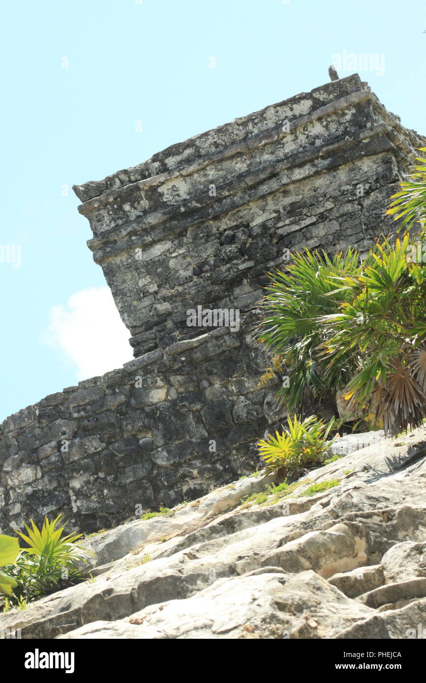 Cancún rovine archeologiche Foto Stock