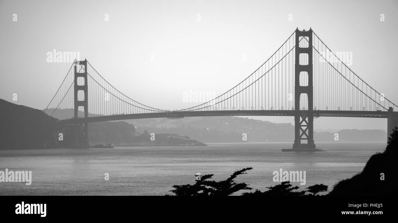 San Francisco Golden Gate Bridge in California USA Foto Stock