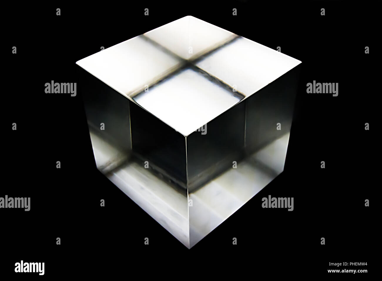 Vetro acrilico blocco Foto Stock