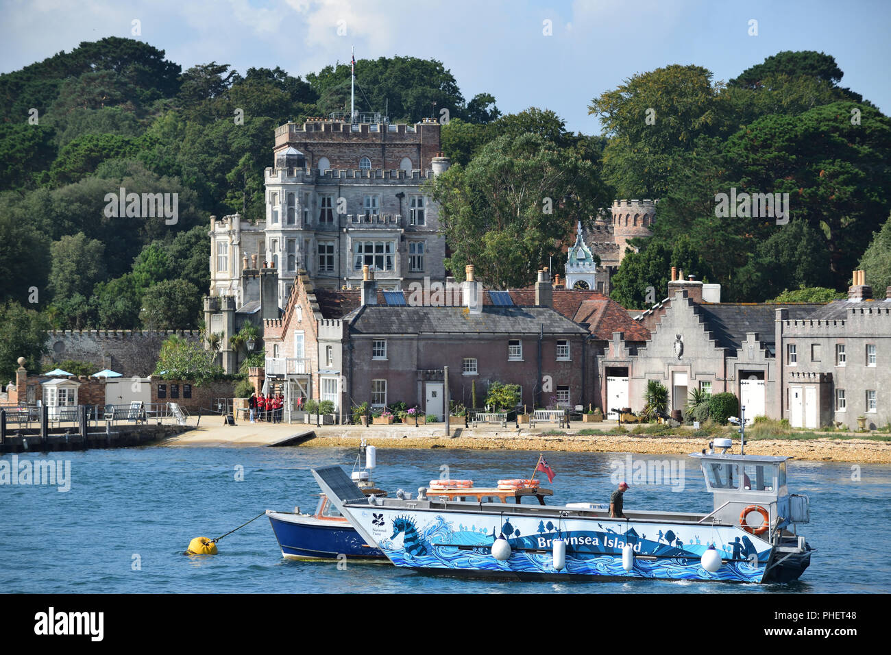 Isola di Brownsea Foto Stock
