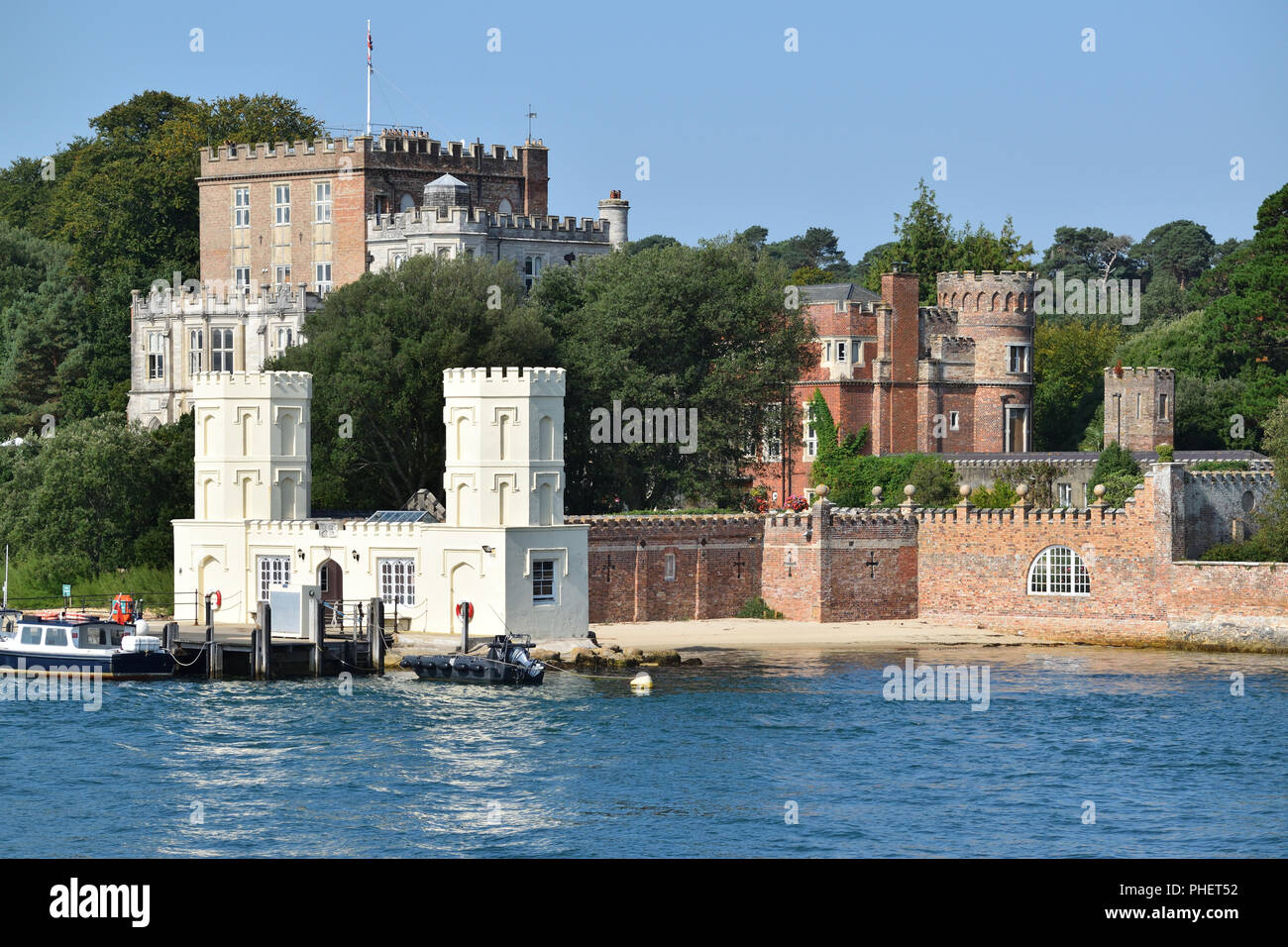 Isola di Brownsea Foto Stock