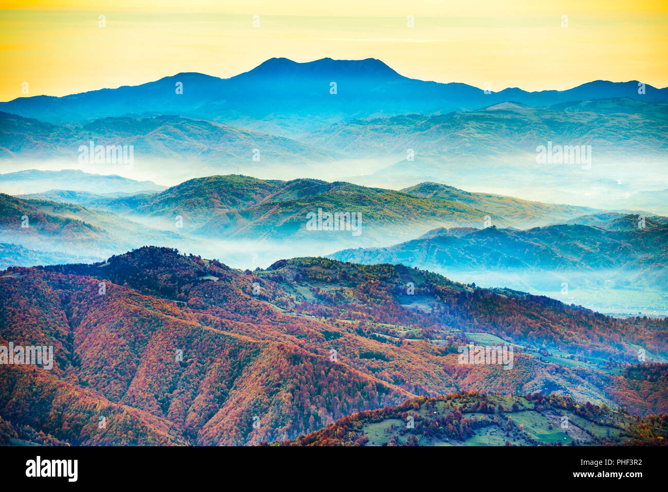Splendide Blue Mountains Foto Stock