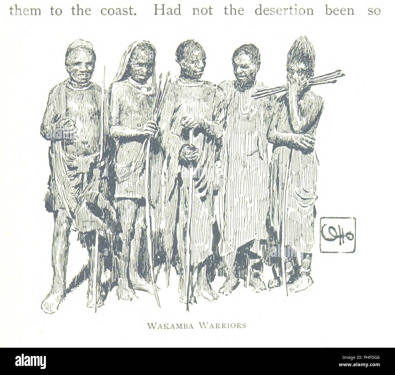 Immagine dalla pagina 489 di 'attraverso la giungla e deserto. Viaggi in Africa Orientale . Con illustrazioni da fotografie dall'autore e mappe. [Con un ritratto.]' . Foto Stock