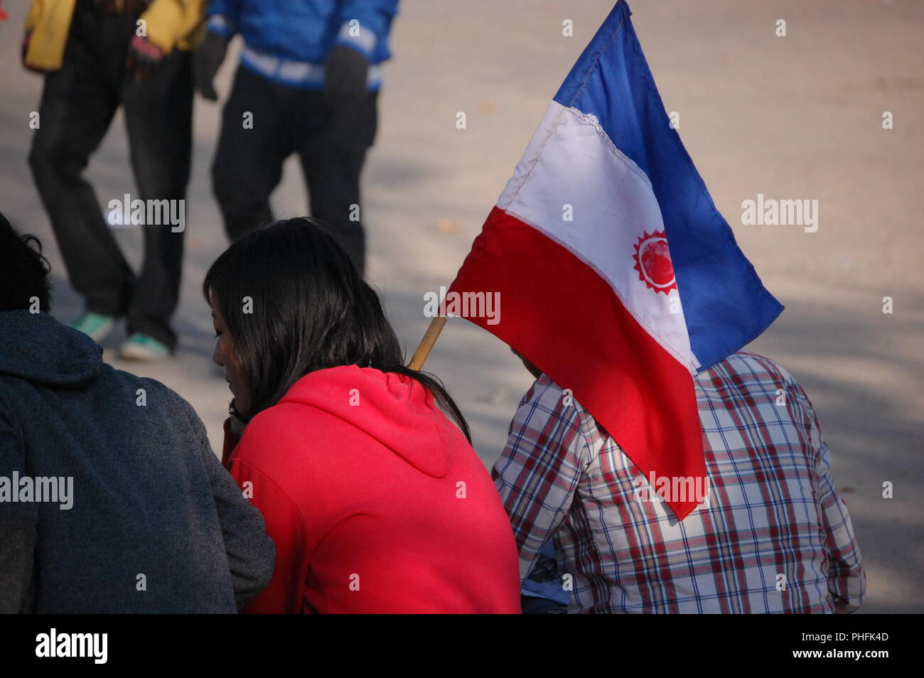 Sciopero Generale il giorno, Kathmandu, Nepal Foto Stock