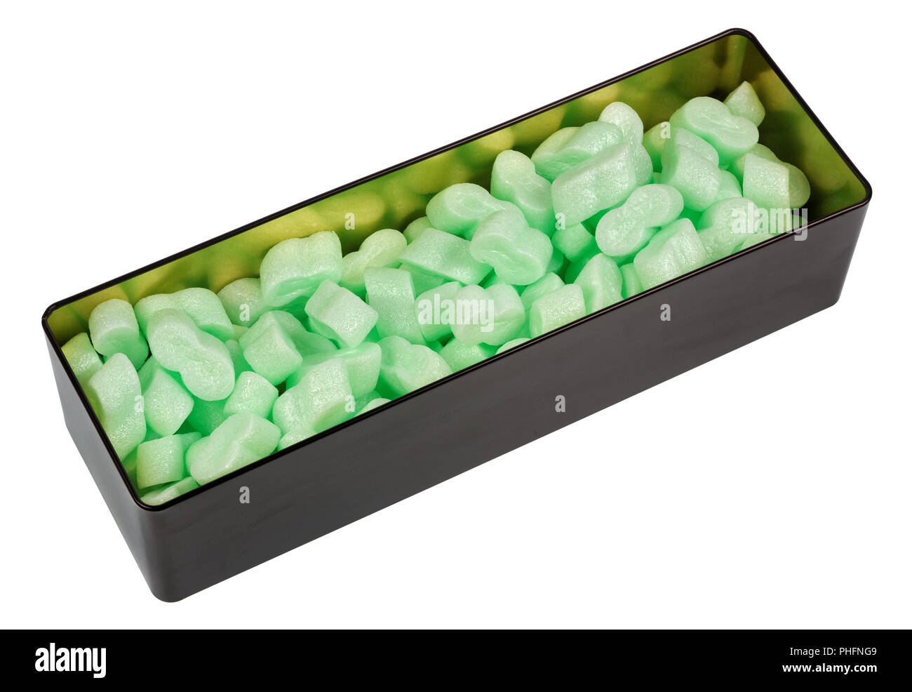 La scatola di stagno per costosi del vino Foto Stock