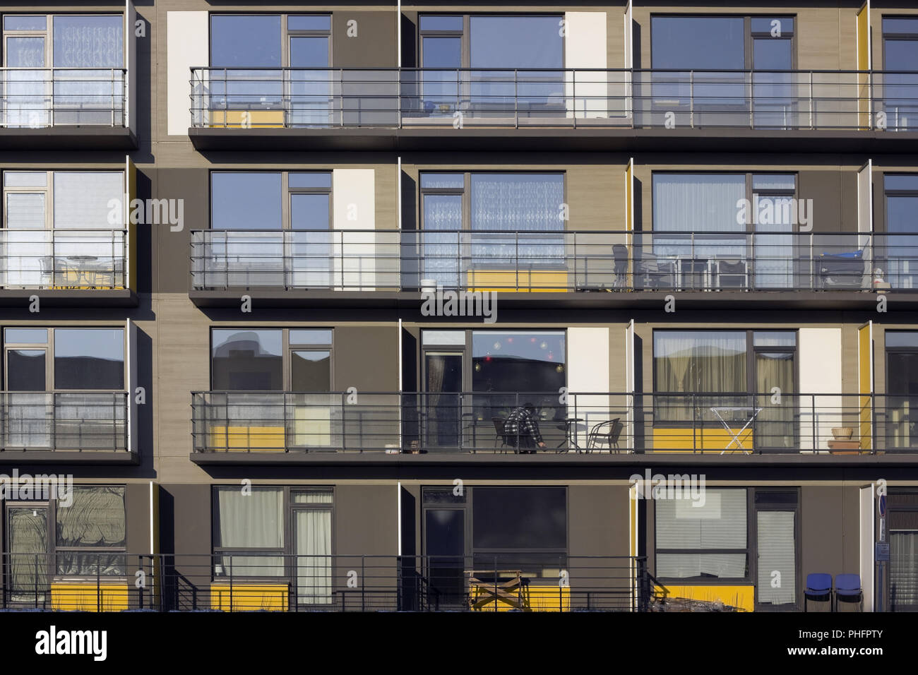 Anno nuovo windows Foto Stock