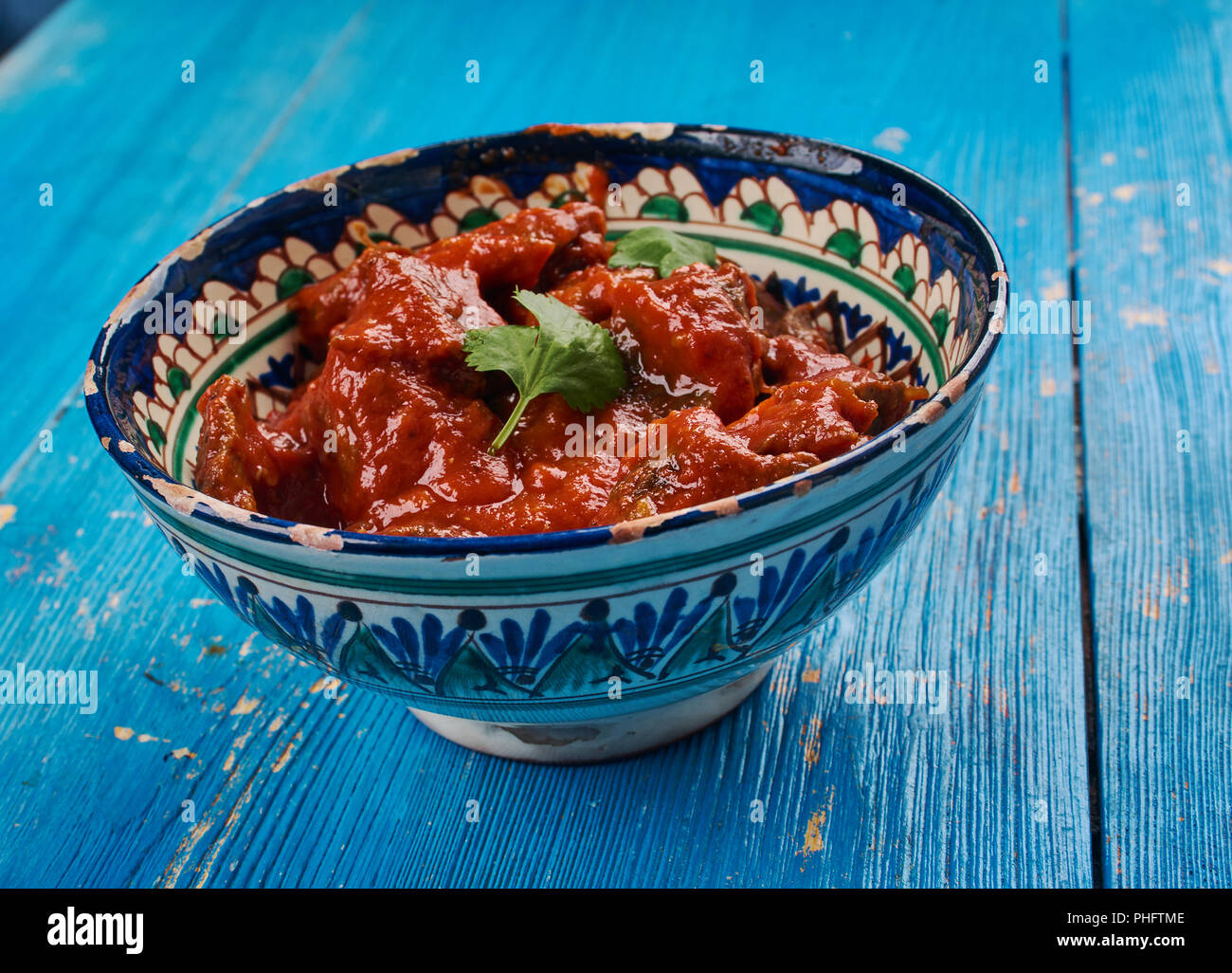 Malabar Curry di Montone Foto Stock