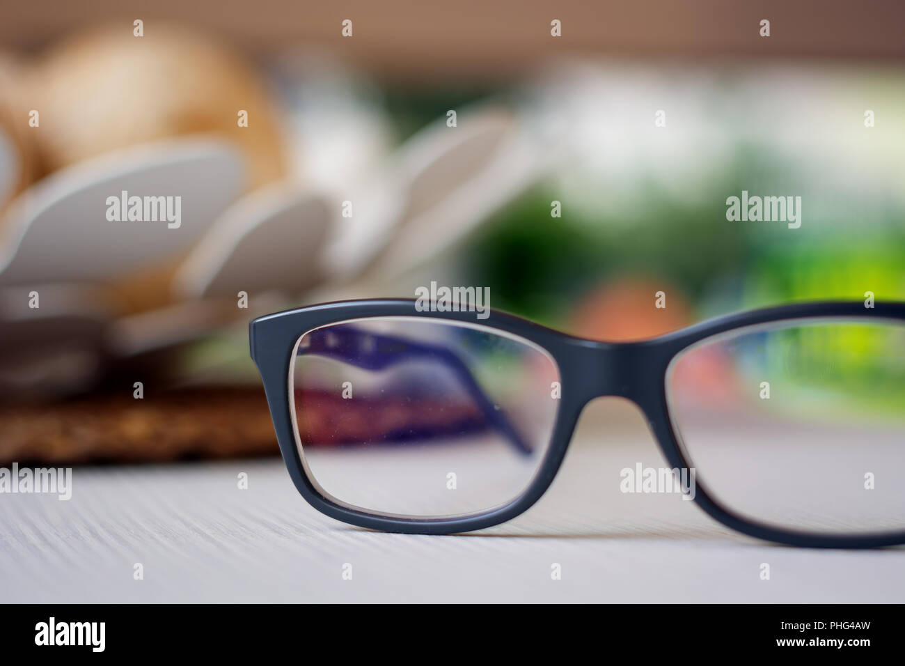 Un paio di occhiali Foto Stock