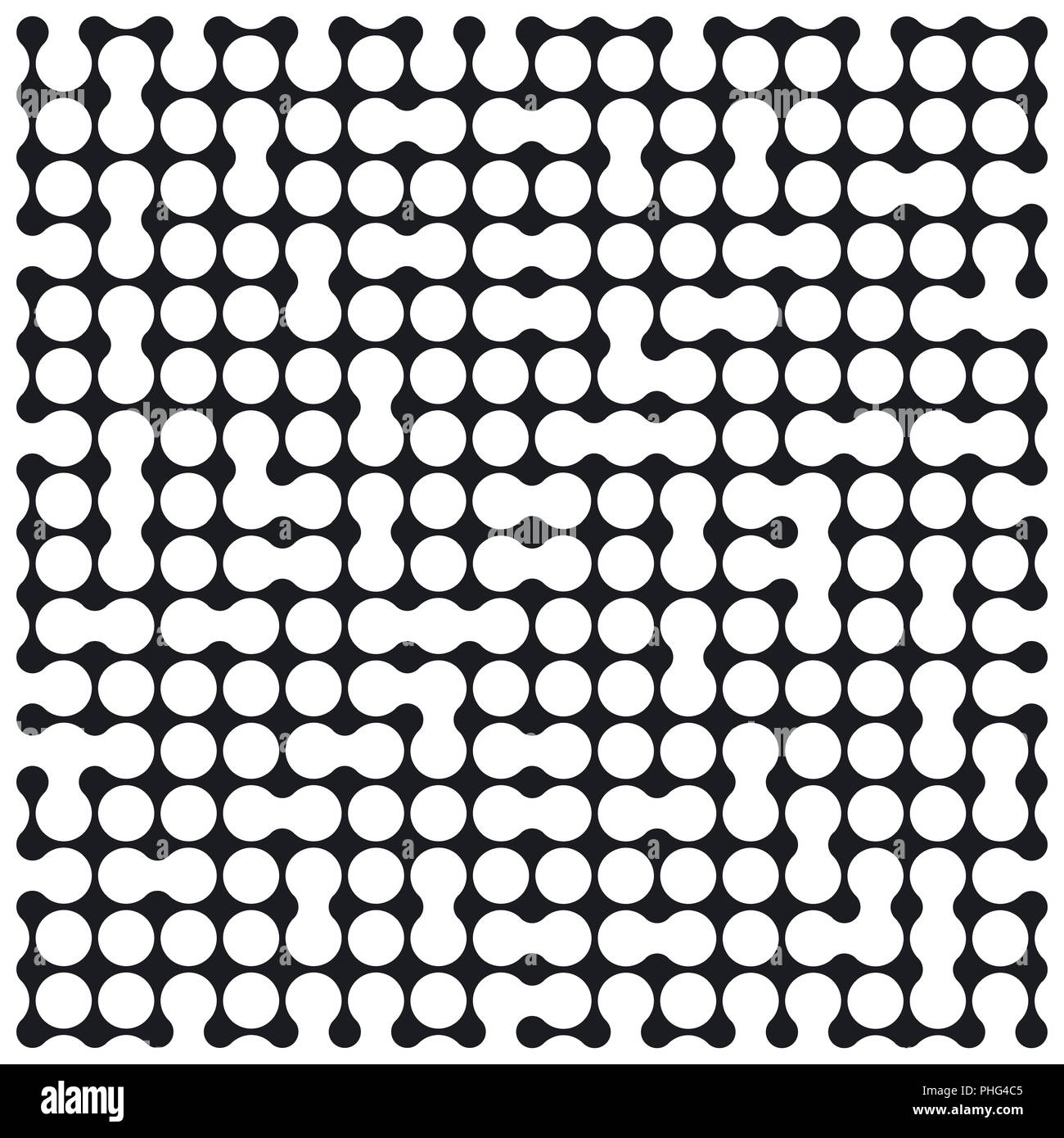 Collegamenti punto di struttura di rete Foto Stock