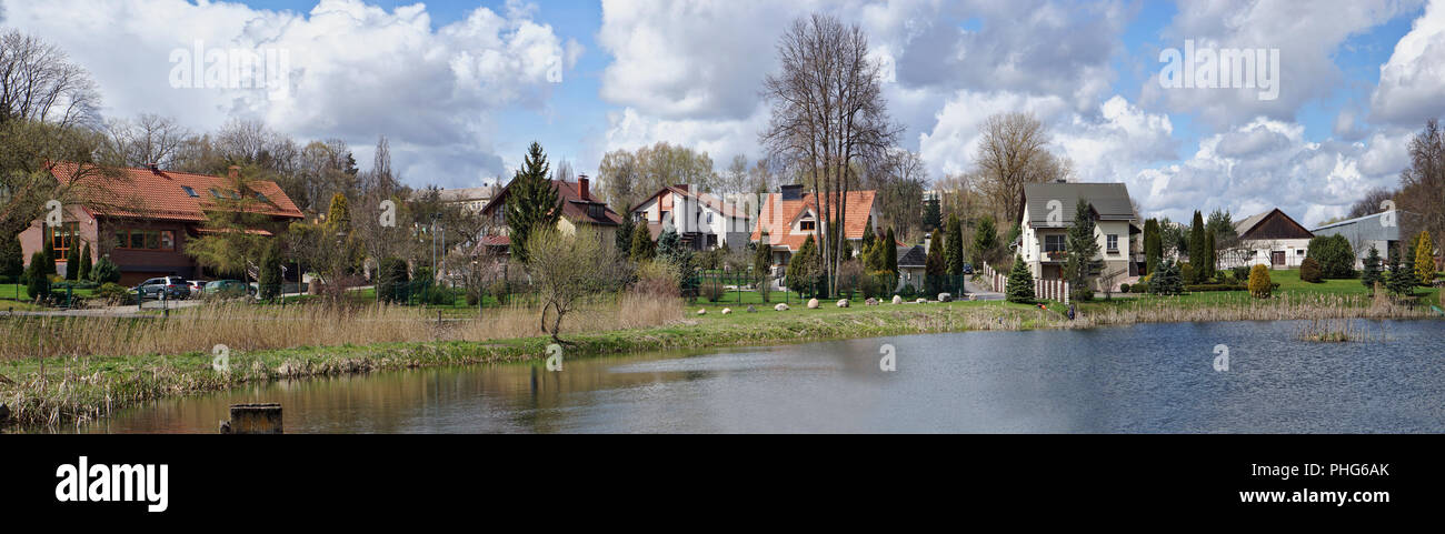 Lago vicino il più grande della Lituania centro veterinario Foto Stock