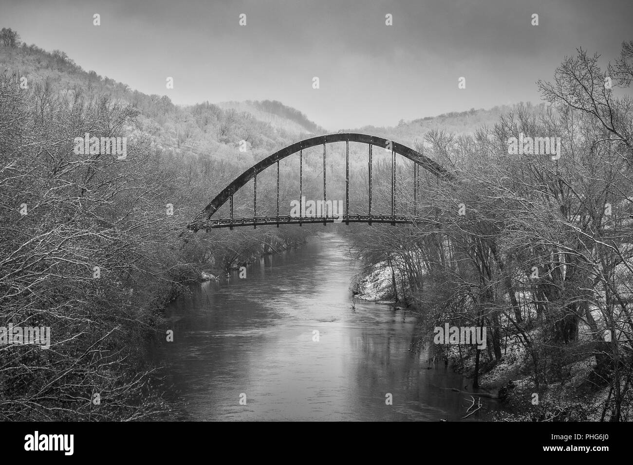 Ponte arcuato Prestonsburg Foto Stock