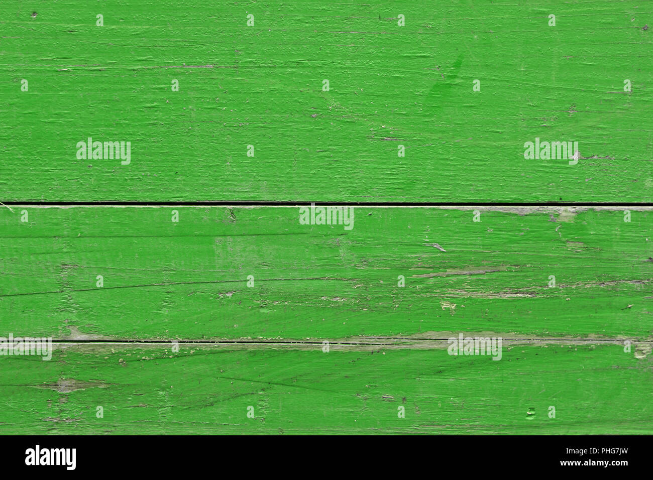 Verde sullo sfondo di legno Foto Stock