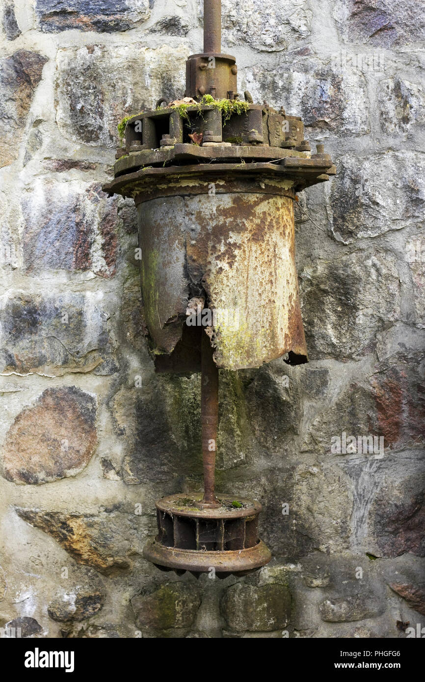 Reto vintage machinery Foto Stock