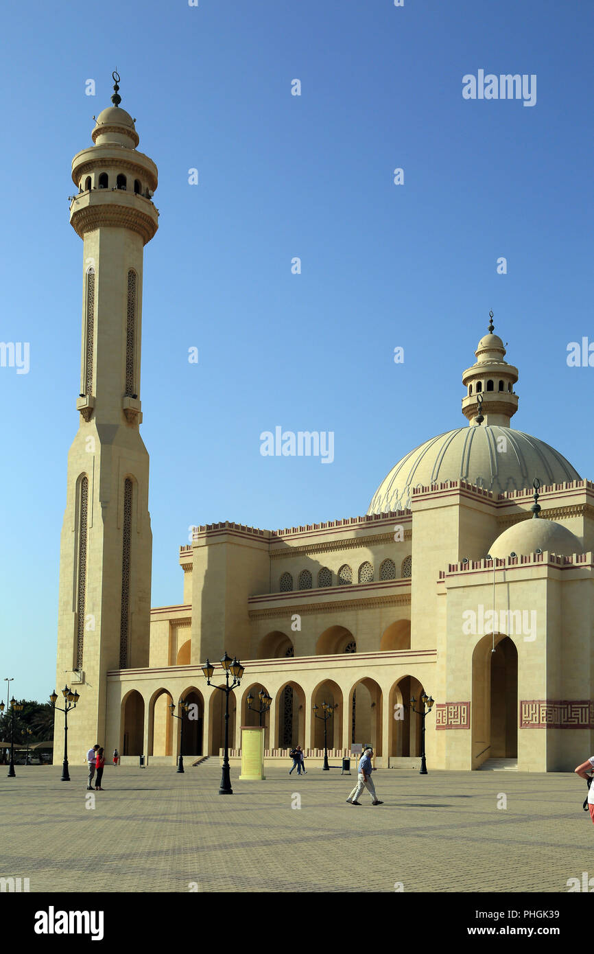 Al Fateh Grand Mosque a Manama, Bahrain Foto Stock