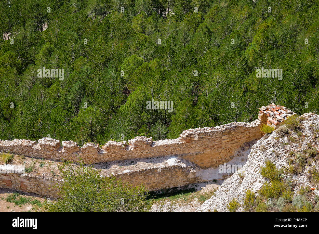 Morella, Valencia, Spagna, Chiesa di Santa Maria. La chiesa arciprete di Santa María è una costruzione realizzata tra il XIII e il XVI siglos. Foto Stock