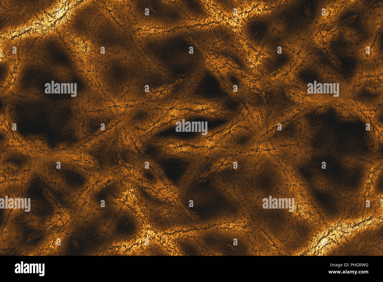 Oro sfondo fantasy Foto Stock
