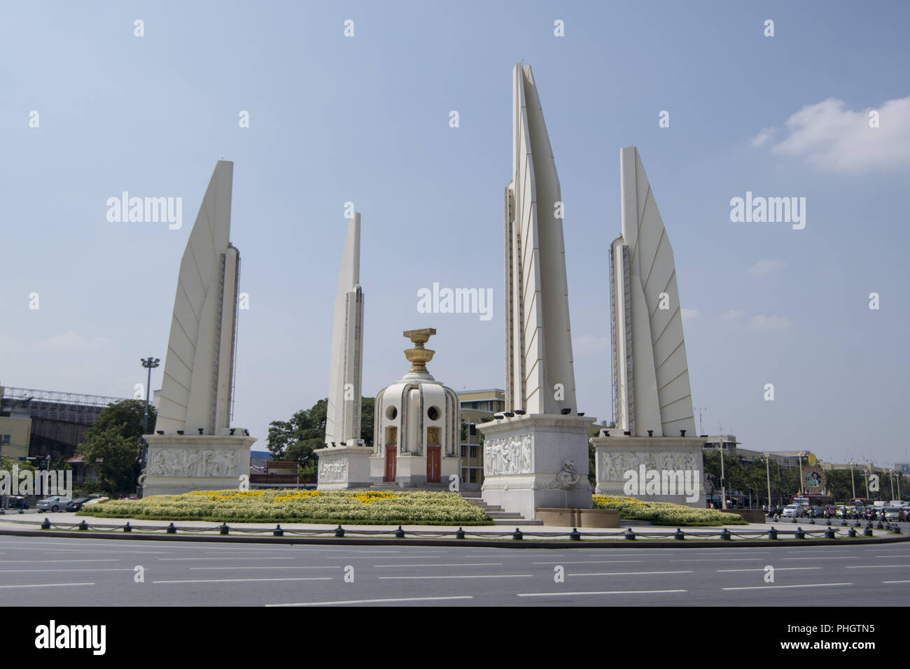 Tailandia Bangkok democrazia monumento Foto Stock
