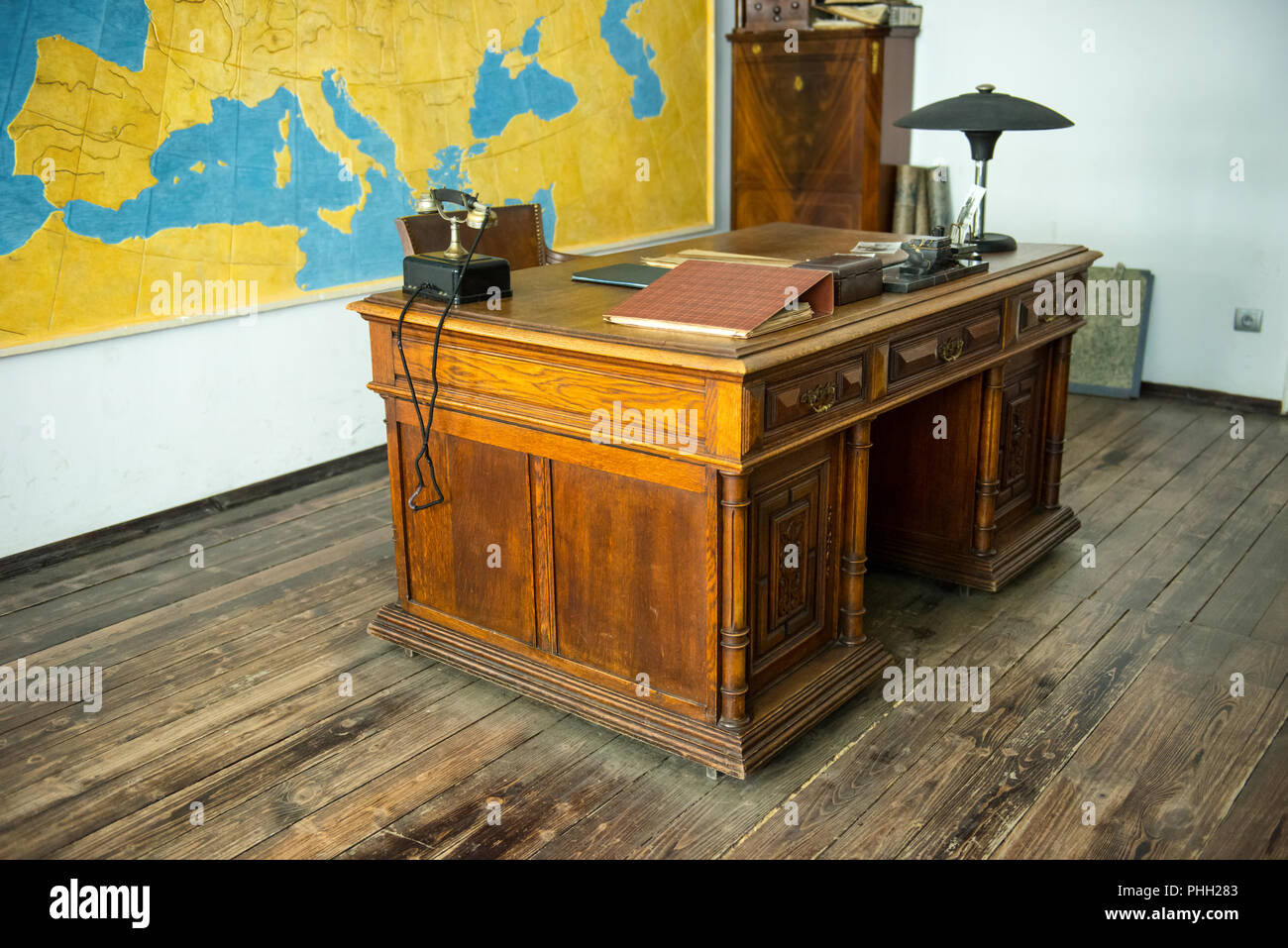 Oscar Schindler's cabinet con escursioni in museo Foto Stock