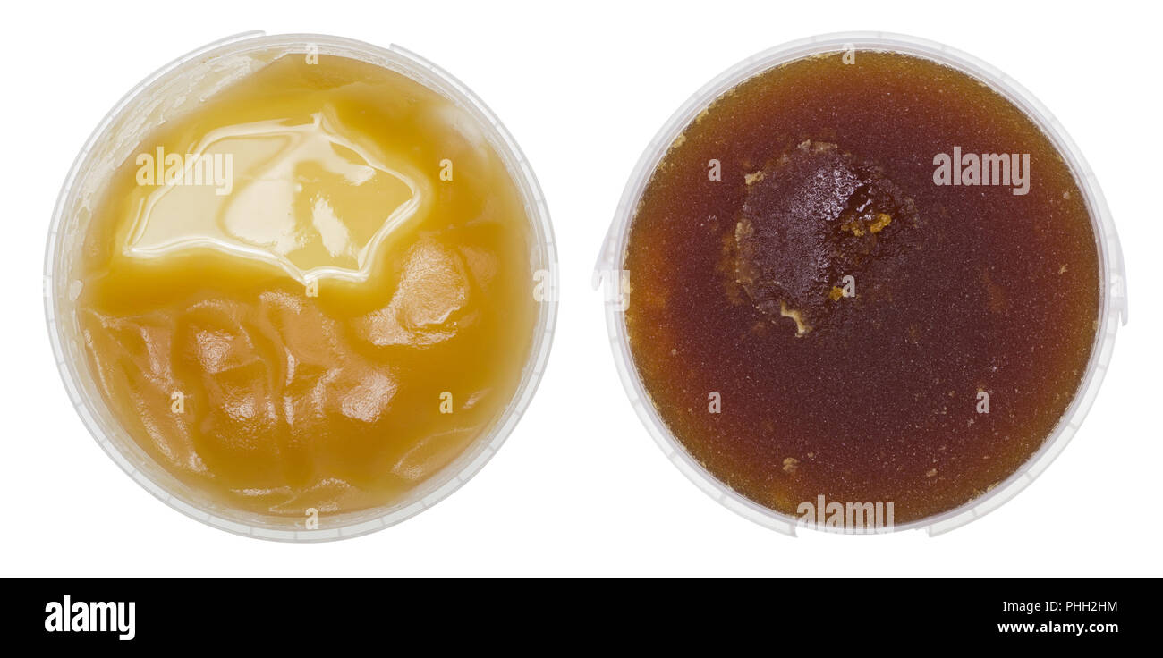 Golden brown e miele Foto Stock