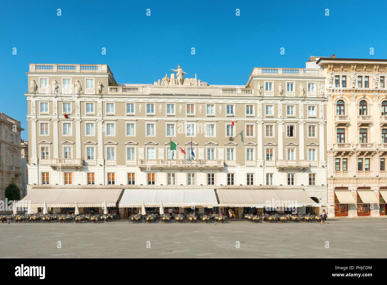 Piazza della Città Vecchia in città europea Foto Stock