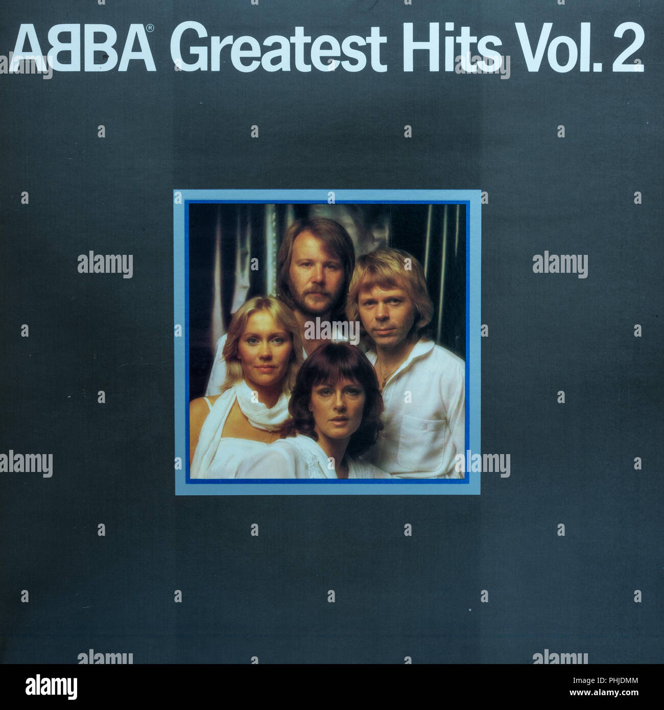 Abba Greatest Hits Vol. 2 coperchio di album Foto Stock