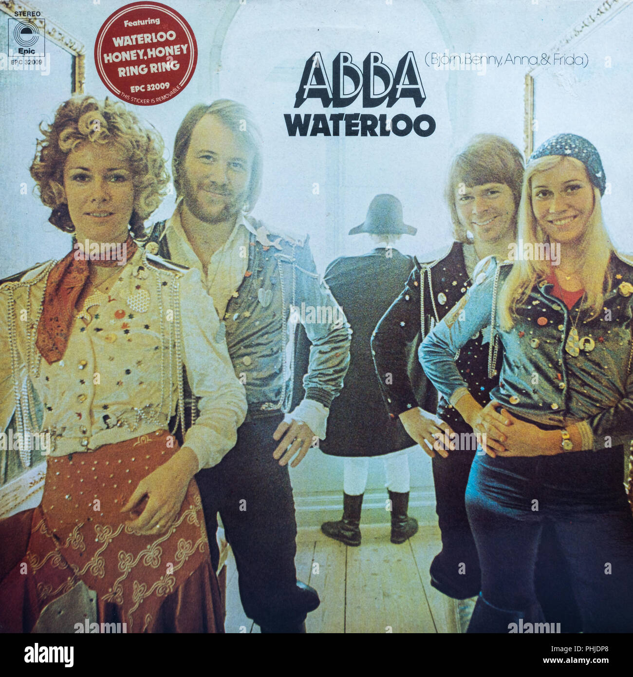 Abba Waterloo copertina album Foto Stock