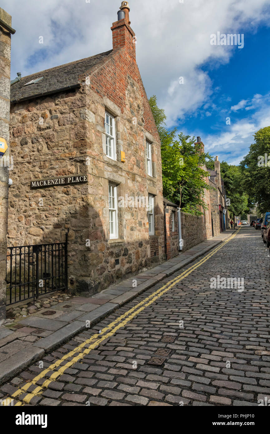 Vintage House, luogo di Mackenzie, Aberdeen Scotland, Regno Unito Foto Stock