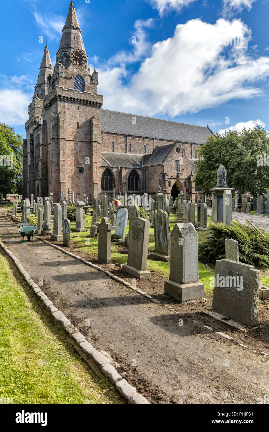 St Machar's Cathedral, Aberdeen Scotland, Regno Unito Foto Stock