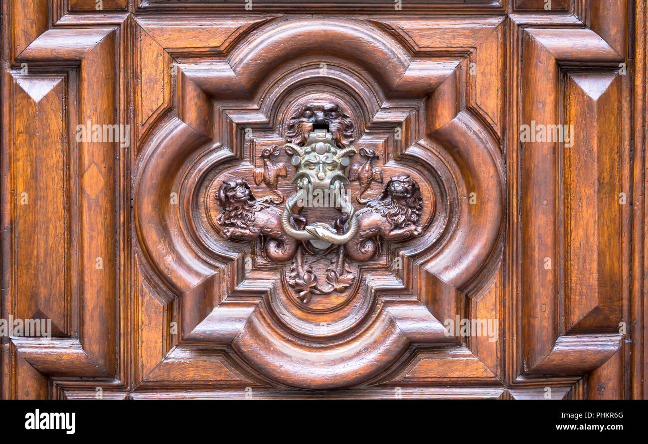 Diavolo porta in Torino, Italia Foto Stock