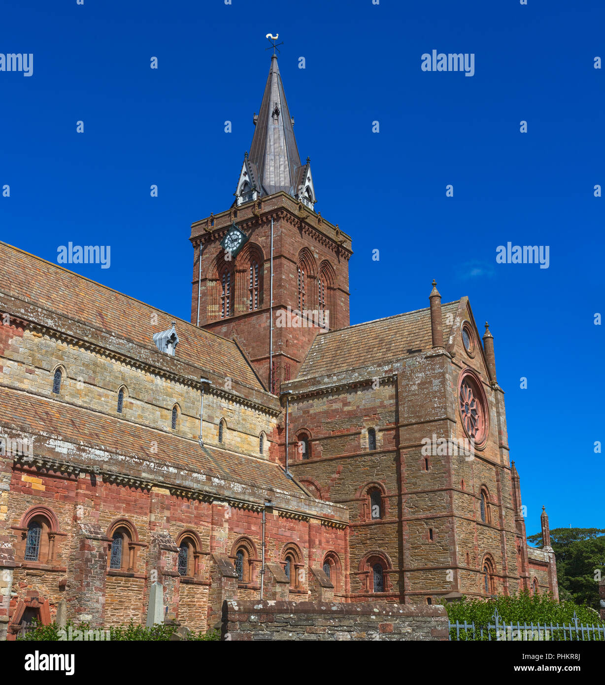 San Magnus Cathedral, Kirkwall, Continentale, Orkney Islands, Scotland, Regno Unito Foto Stock