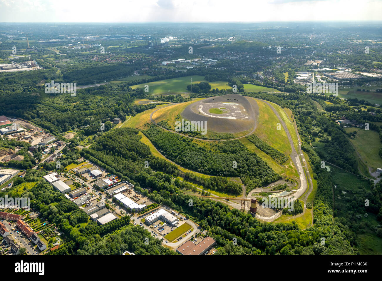 Vista aerea, Vista panoramica, uccelli-occhi vista, Vista aerea, fotografia aerea, la fotografia aerea, aria fotografia, panoramica, vista panoramica, Gladbec Foto Stock