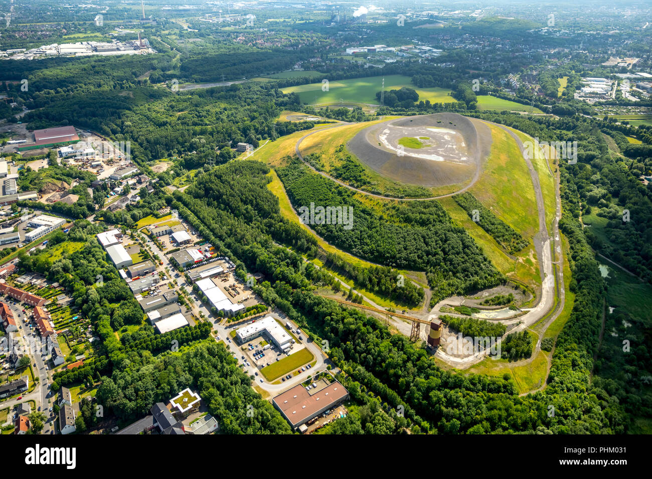 Vista aerea, Vista panoramica, uccelli-occhi vista, Vista aerea, fotografia aerea, la fotografia aerea, aria fotografia, panoramica, vista panoramica, Gladbec Foto Stock