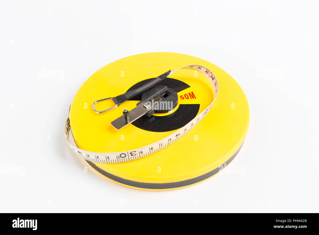 Metro a nastro isolato Foto Stock