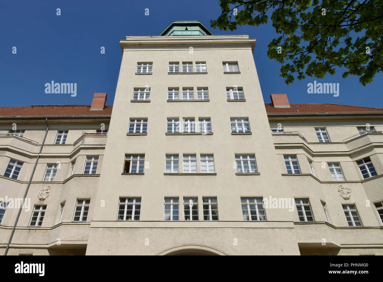 Altbau, Semperstrasse, Ceciliengaerten, Friedenau, Berlino, Deutschland Foto Stock