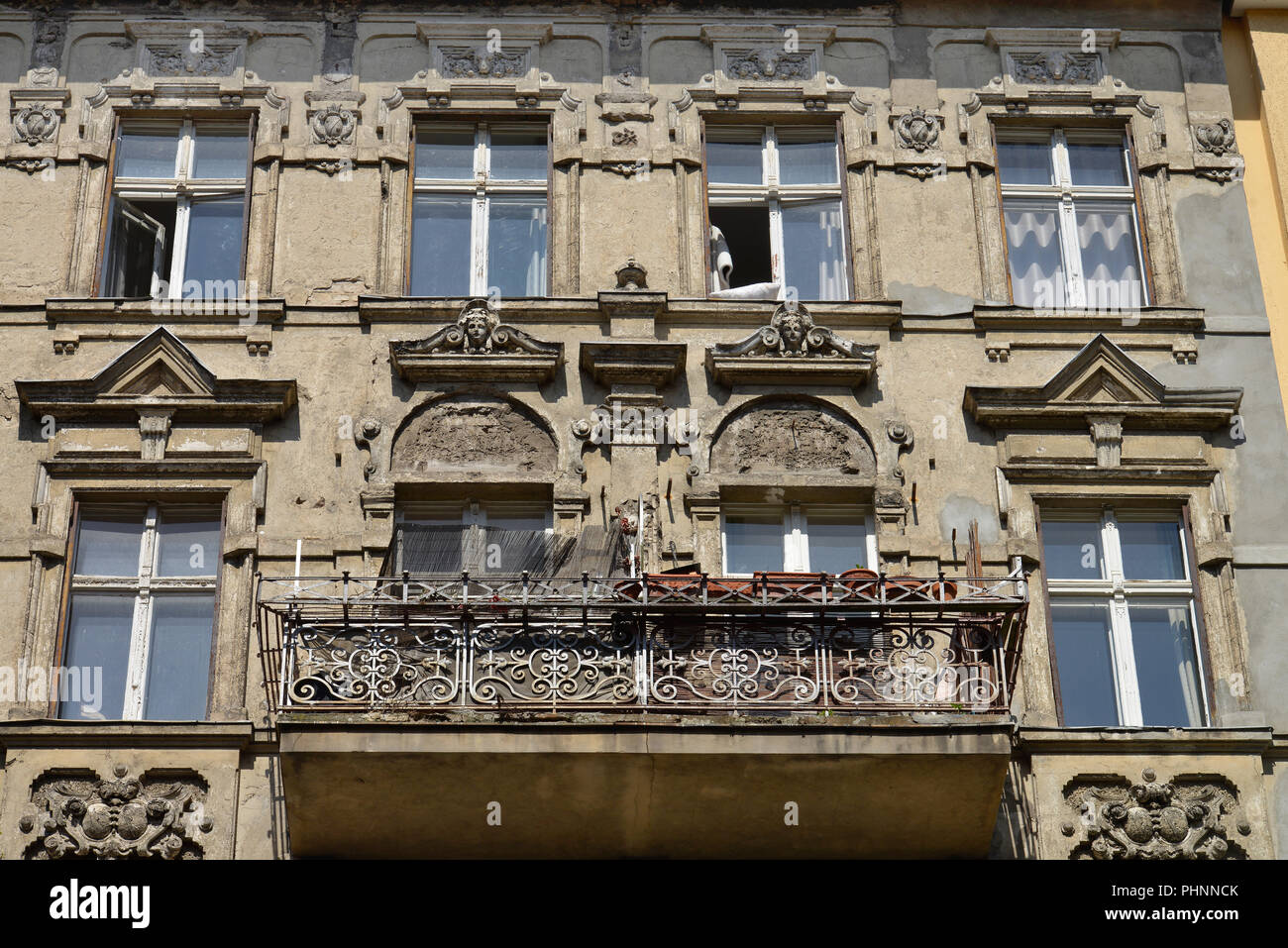 Altbauten, Brunhildstrasse, Schoeneberg, Berlino, Deutschland Foto Stock