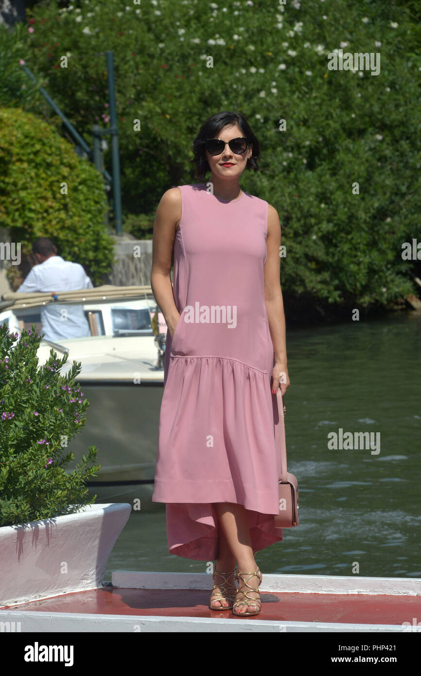 Venezia, Italia. 02Sep, 2018. 75° Festival del Cinema di Venezia, avvistamenti di celebrità. Nella foto: Annabel Scholey Credit: Indipendente Agenzia fotografica/Alamy Live News Foto Stock