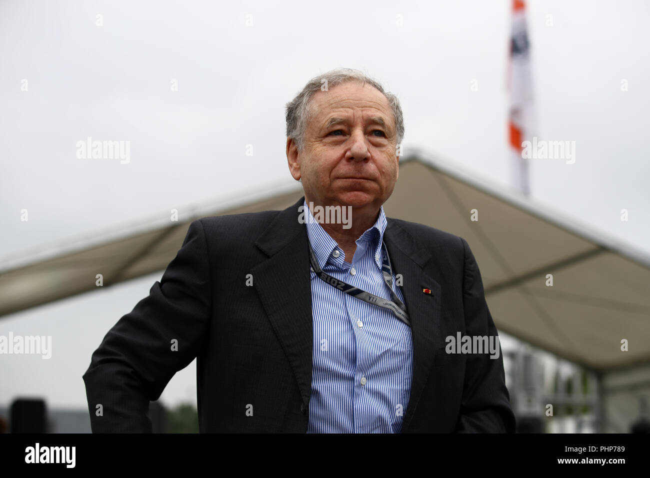 Monza, Italia. 02 Settembre, 2018. Jean Todt, presidente FIA, nel paddock durante il Gran Premio di Formula Uno di credito Italia: Marco Canoniero/Alamy Live News Foto Stock