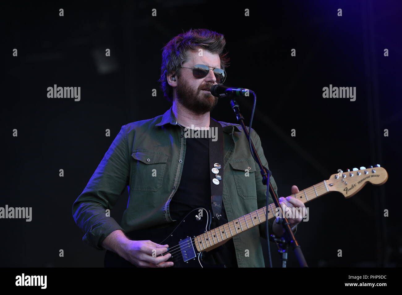 Knebworth Park, Herfordshire, UK. Il 2 settembre, 2018. Abbraccio eseguire live il secondo giorno del primo Cool Britannia Festival di Knebworth Park. Credito: Simon Newbury/Alamy Live News Credito: Simon Newbury/Alamy Live News Credito: Simon Newbury/Alamy Live News Foto Stock