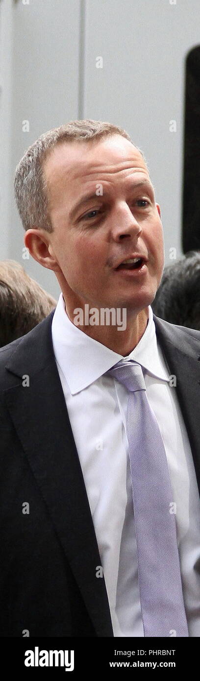 Nick Boles mp conservatore per Grantham e circoscrizione di Stamford nel Lincolnshire. Nella foto qui a Westminster, Londra, Regno Unito. I politici britannici. Nicholas Boles servita come ministro per le competenze da 2014 a 2016. Foto Stock