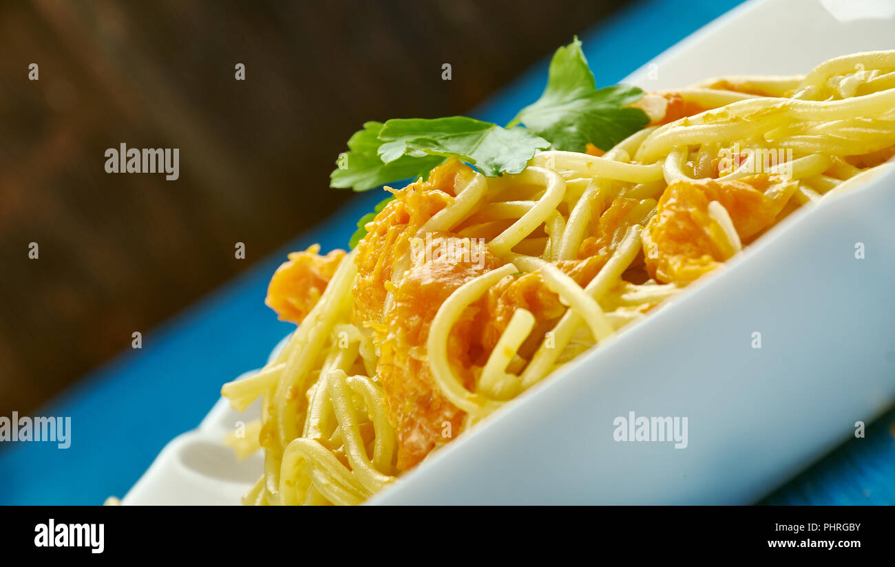 Arrosto di Zucca Alfredo Foto Stock