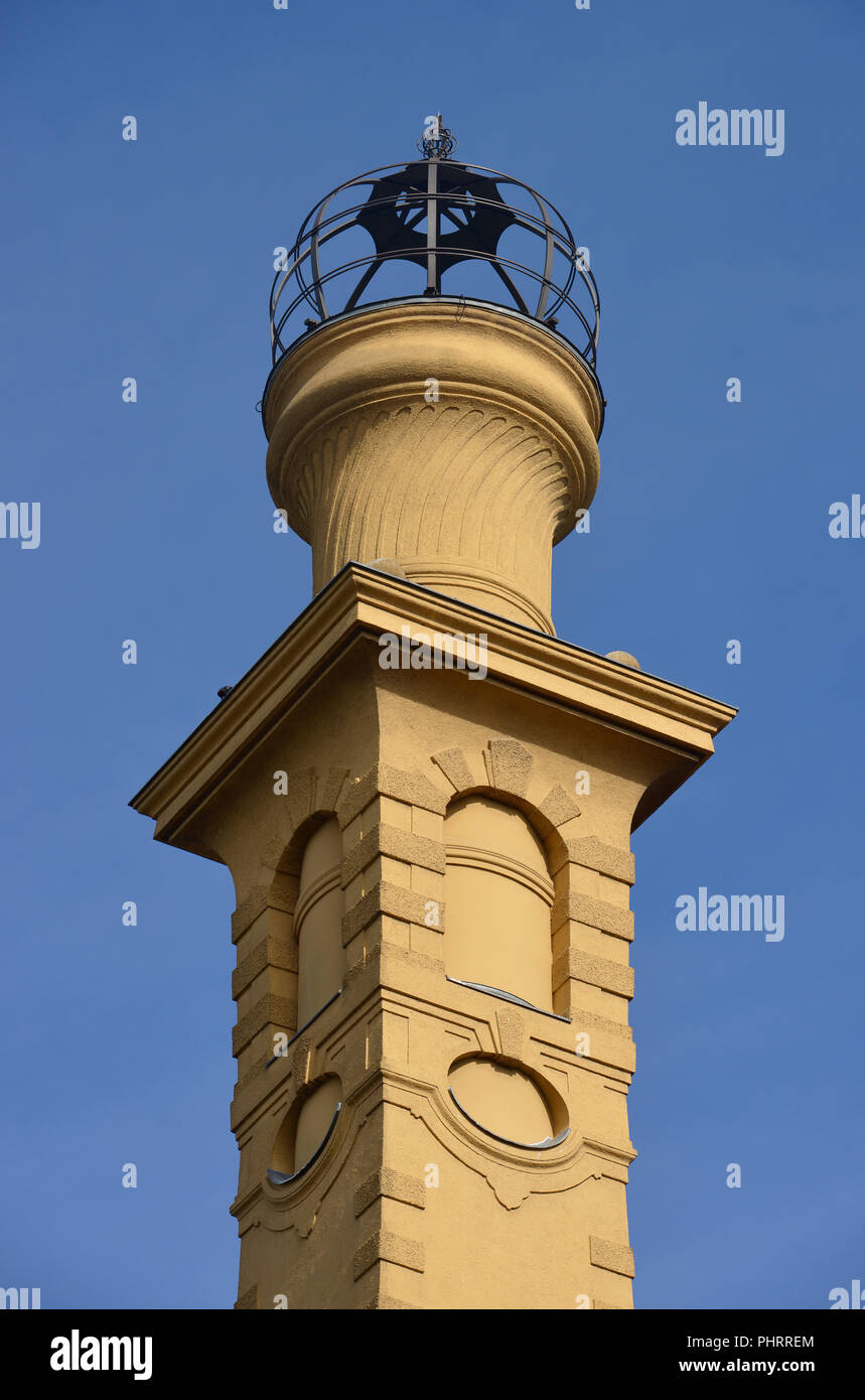 Turm, Muffatwerk, Zellstrasse, Monaco di Baviera, Deutschland Foto Stock