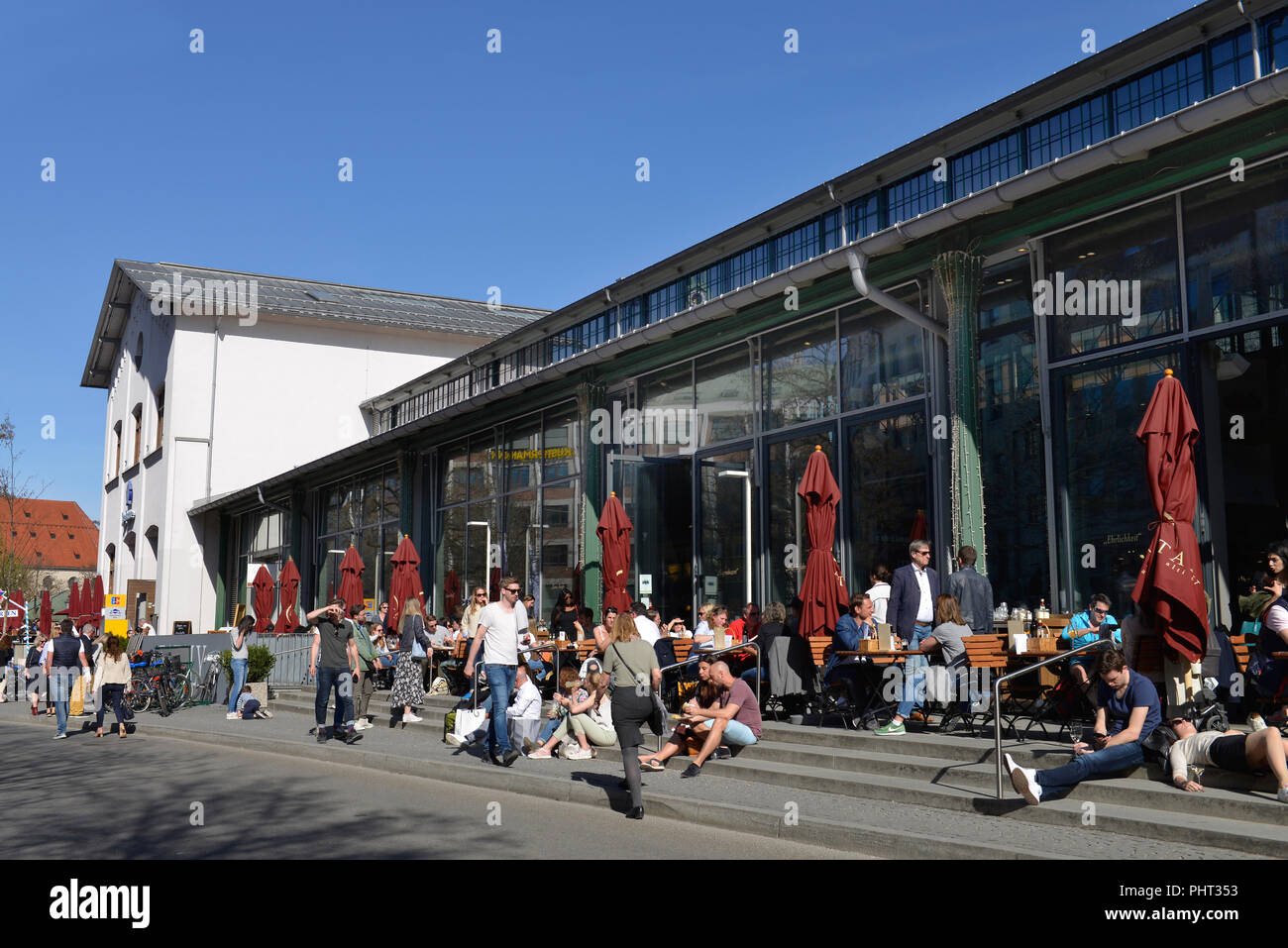 Eataly, Schrannenhalle, Viktualienmarkt, Monaco di Baviera, Deutschland Foto Stock