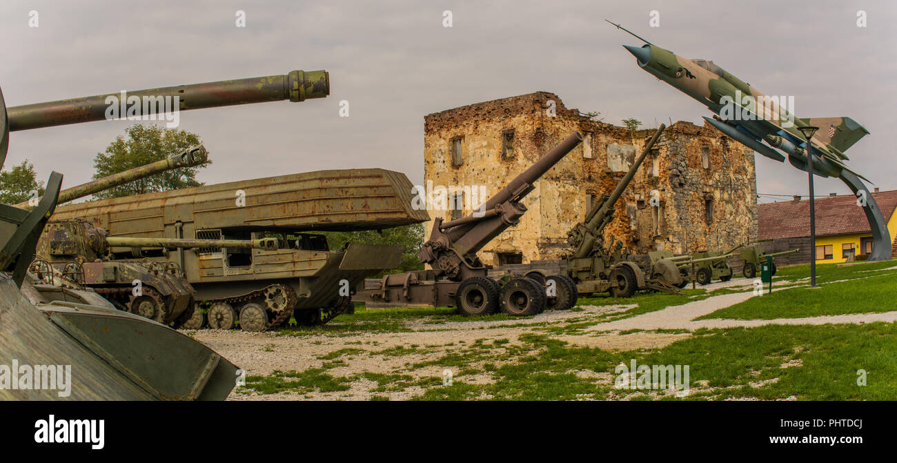 Aperto il museo militare in Turanj, Croazia Foto Stock