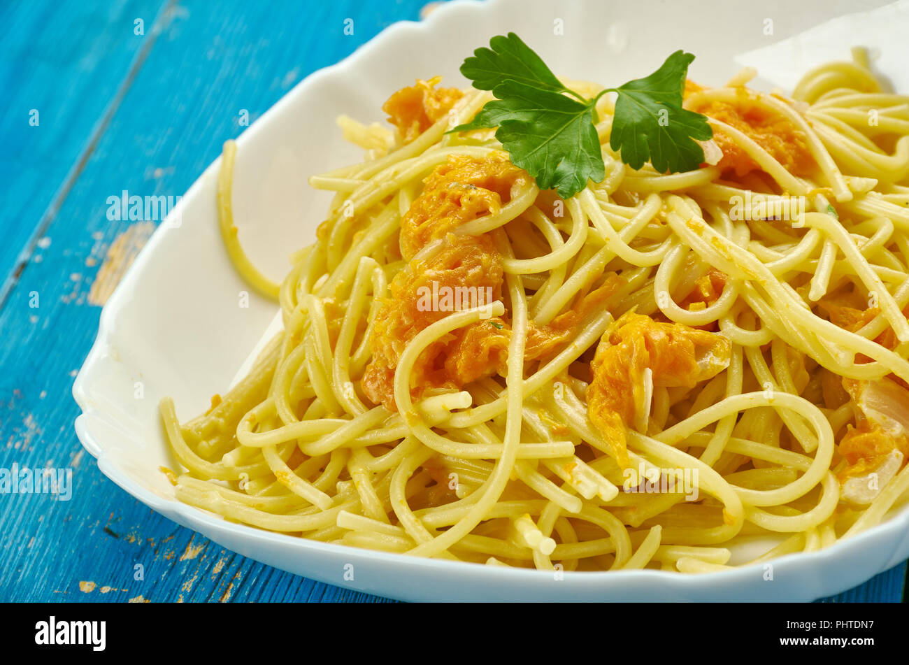 Arrosto di Zucca Alfredo Foto Stock