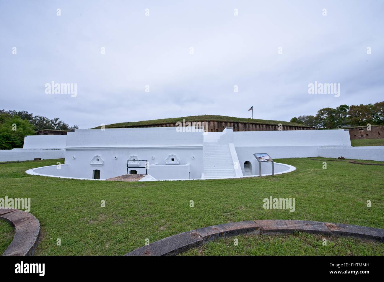 Storico Fort Barrancas alla Naval Air Station Pensacola Foto Stock